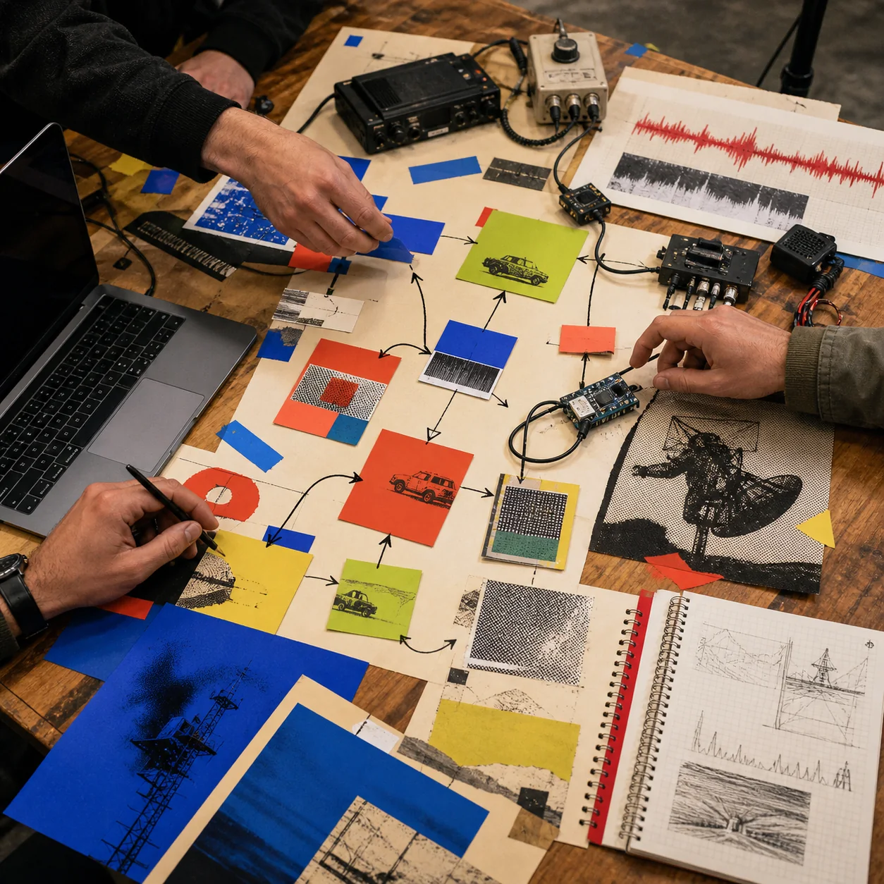 Mixed-media editorial view of custom digital solutions